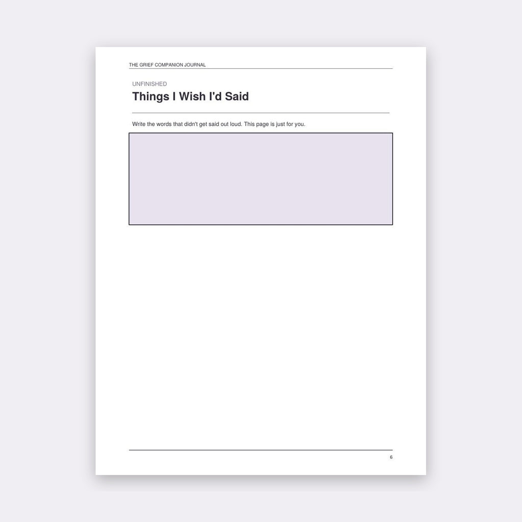 The Grief Companion Journal | Printable Grief Support Journal for Loss | Memory Pages + Gentle Prompts | Instant Download PDF